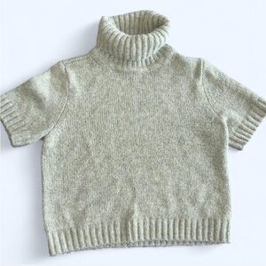 Abercrombie & Fitch Short Sleeve Turtleneck Sweater